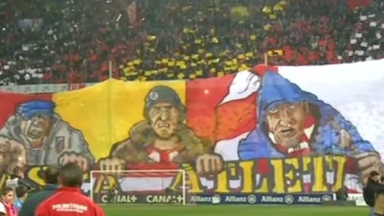 IMAGINI INEDITE. Atletico Madrid – Barcelona, vazut de la firul ierbii Imagine