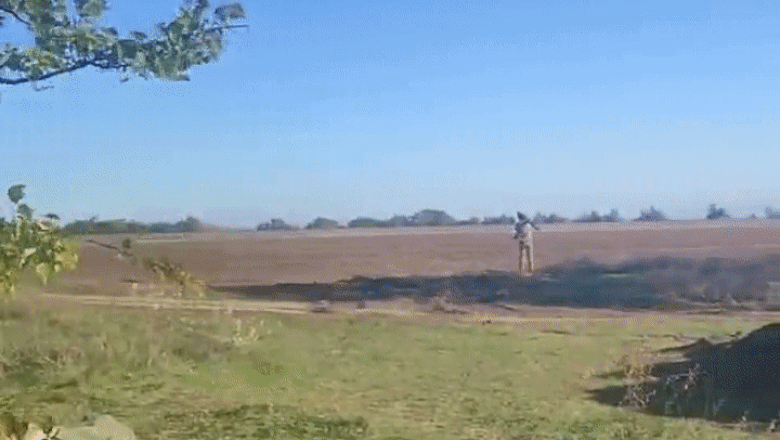 Imagini rare cu momentul in care ucrainenii reusesc sa intercepteze o racheta ruseasca. „Cazi, in p... mea!” Imagine