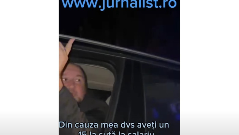 Imagini revoltatoare cu fostul sef al DIICOT. Daniel Horodniceanu incearca sa-i sperie pe politistii care l-au oprit in trafic Imagine