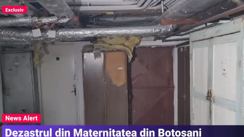 Imagini revoltatoare din spitalul unde a murit Alexandra. Cum arata vestiarul medicilor si al asistentelor din Botosani Imagine
