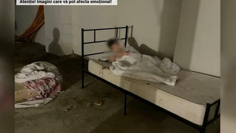 Imagini socante dintr-un nou camin al groazei. 7 copii si adulti erau tinuti in subsolul unui azil Imagine