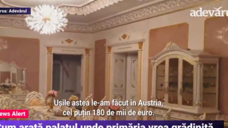 Imagini uluitoare dintr-un palat recuperat de Primaria Timisoara de la interlopi: Usi blindate si mobilier aurit de sute de mii de euro Imagine