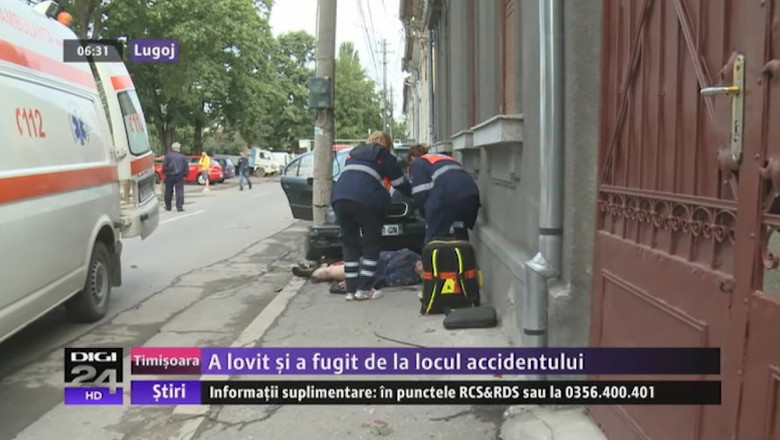 Imaginile care socheaza. Accident pe trotuar, nu i-a interesat o secunda starea victimei! Imagine