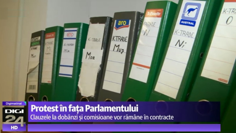 Impotriva clauzelor abuzive din contractele bancare. Clientii nemultumiti protesteaza luni la Parlament Imagine