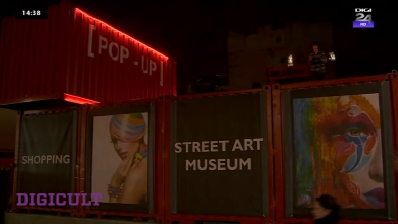 In Centrul Istoric, containerele maritime au devenit muzeu de street-art in aer liber Imagine