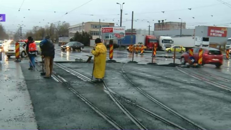 In Iasi se asfalteaza pe frig si ploaie. Primaria da asigurari ca, daca va fi nevoie, se vor relua lucrarile Imagine