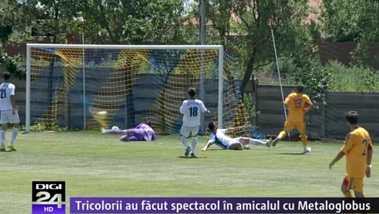 In mare forma, Tricolorii au facut spectacol in amicalul cu Metaloglobus: 5-1 Imagine