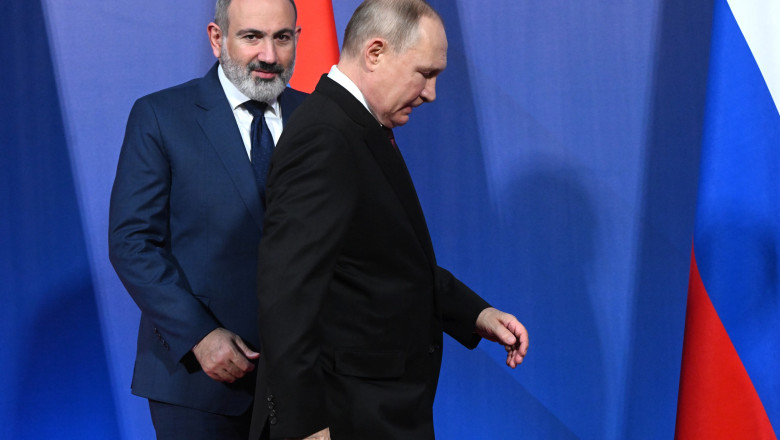 „In mod pasnic, inteligent si reciproc avantajos”. Premierul armean a refuzat direct cererea lui Putin Imagine