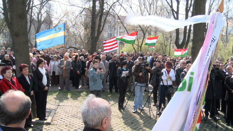 In Oradea, formatiunile comunitatii maghiare au sarbatorit separat ziua de 15 martie Imagine