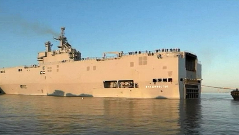 In plin conflict ucrainean, Franta vinde Rusiei doua nave de razboi Mistral Imagine