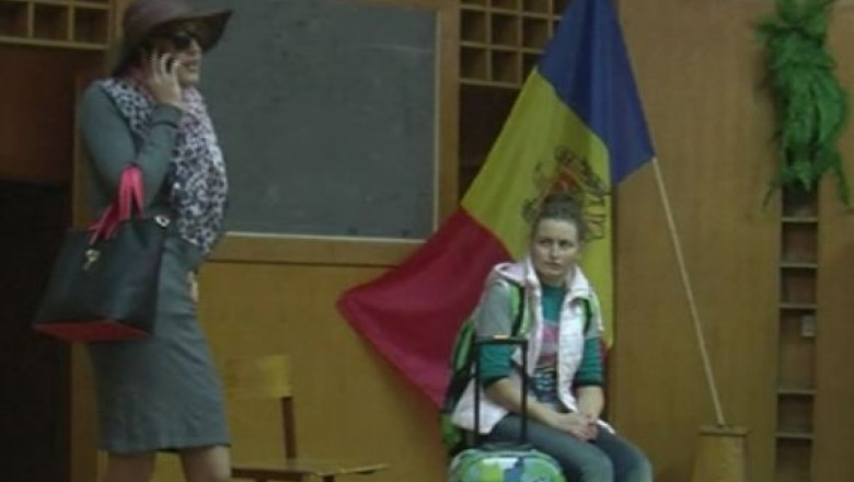 In Republica Moldova sunt organizate piese de teatru interactive care au ca subiect traficul de persoane Imagine