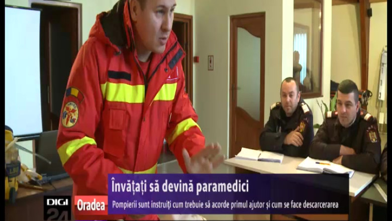 In Santion, judetul Bihor, sute de pompieri sunt antrenati sa devina paramedici Imagine