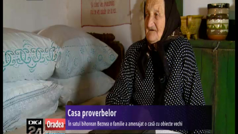 In satul bihorean Beznea o familie a amenajat o casa a intelepciunii, unde obiectele vechi sunt explicate prin proverbe Imagine