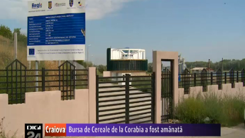 Inaugurarea Bursei de Cereale de la Corabia, amanata din cauza procedurilor Imagine
