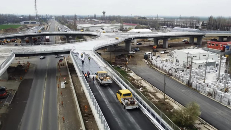 Inaugurarea Pasajului Berceni, anuntata pentru luna aprilie, a fost amanata Imagine
