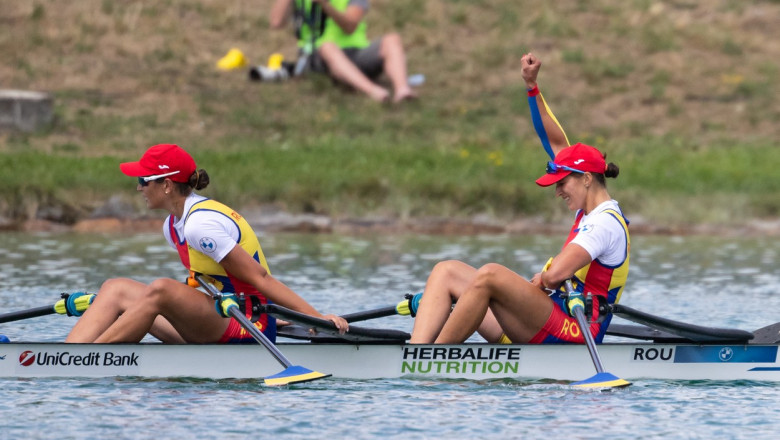 Inca o medalie de aur pentru Romania la CM de Canotaj. Cursa perfecta pentru Ancuta Bodnar si Simona Radis la dublu vasle Imagine