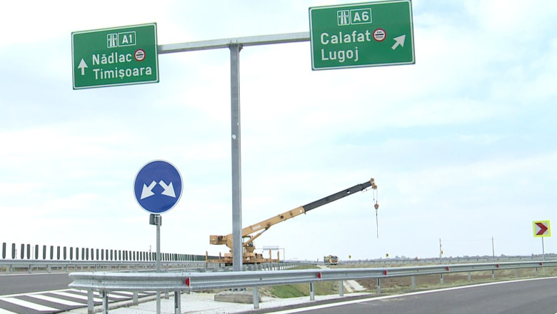 Inca o ”mini-autostrada” in vestul tarii: A6 creste de langa Lugoj si nu are decat... 11 kilometri Imagine