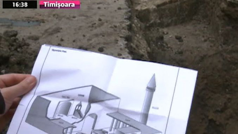 Inca o moschee scoasa la lumina de arheologi in Timisoara Imagine