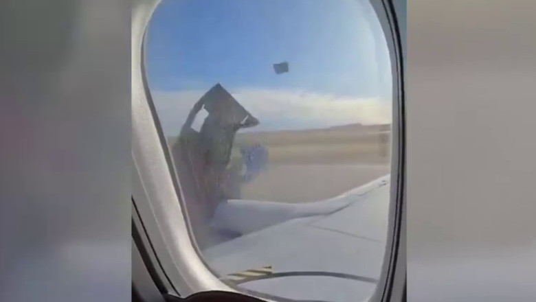 Inca un avion Boeing cu probleme: Carcasa unuia dintre motoare s-a desprins in timpul decolarii Imagine