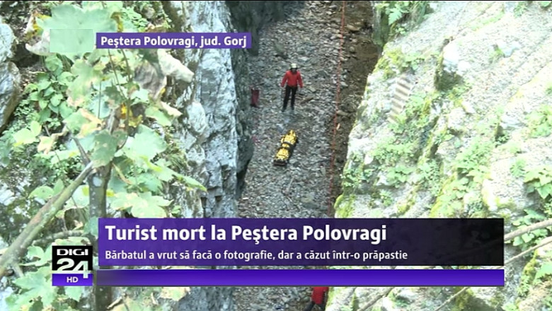Inca un deces langa Pestera Polovragi: Un barbat a cazut intr-o prapastie aproape 40 de metri Imagine