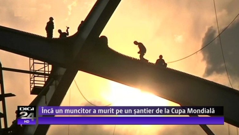 Inca un muncitor a murit pe un santier al Cupei Mondiale de Fotbal din Brazilia Imagine