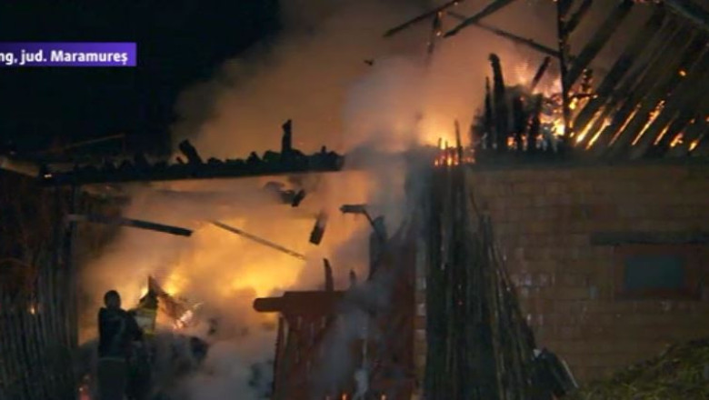 Incendii in serie, in Maramures. Oamenii din Satulung se tem ca ar fi vorba de un piroman Imagine