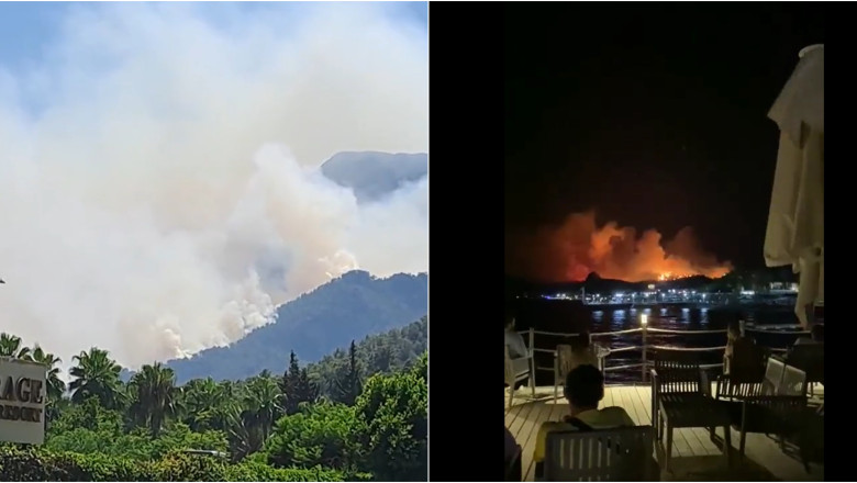 Incendii in Turcia. 10 avioane, 22 elicoptere si 200 de vehicule, trimise sa lupte cu flacarile care ameninta o statiune din Antalya Imagine