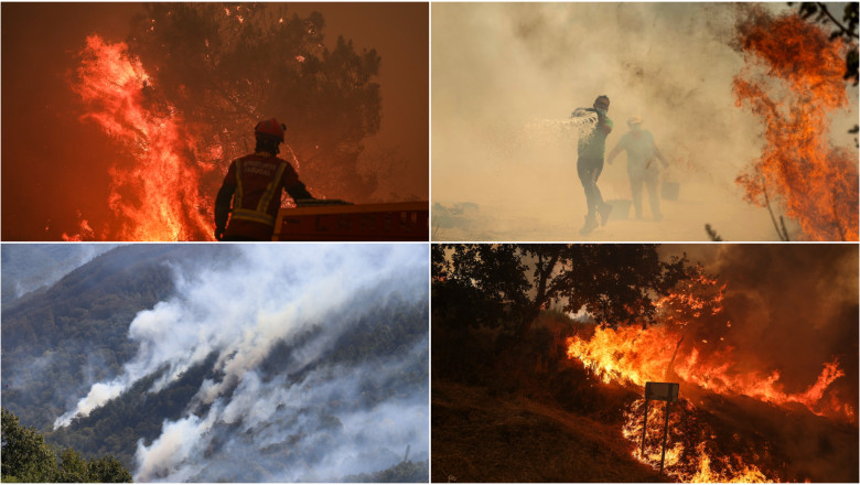 Incendiile de vegetatie devasteaza sudul Europei. Peste 150.000 de hectare arse in Spania, evacuari masive in Grecia Imagine