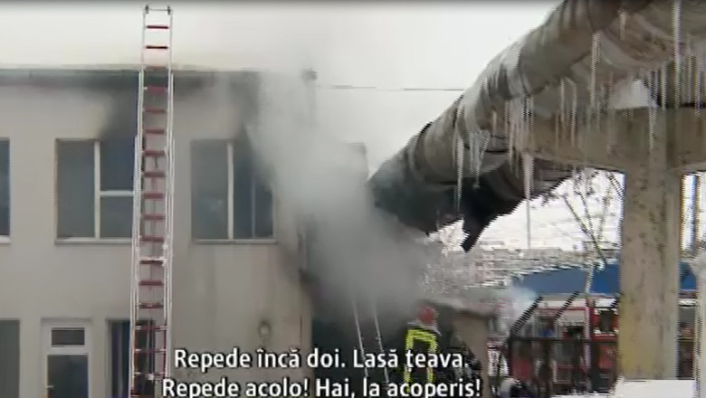 Incendiu de proportii in cartierul Canta din Iasi Imagine