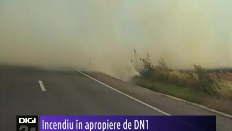  Incendiu in apropiere de DN1 Imagine