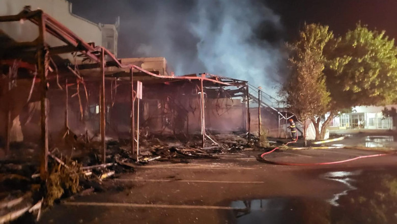 Incendiu in incinta fostei Gradini de Vara din Mamaia. Anuntul Ministerului Culturii Imagine