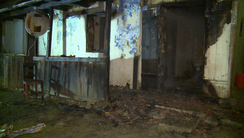 Incendiu in localitatea clujeana Mociu. Un barbat de 83 de ani a murit, dupa ce casa i-a luat foc Imagine