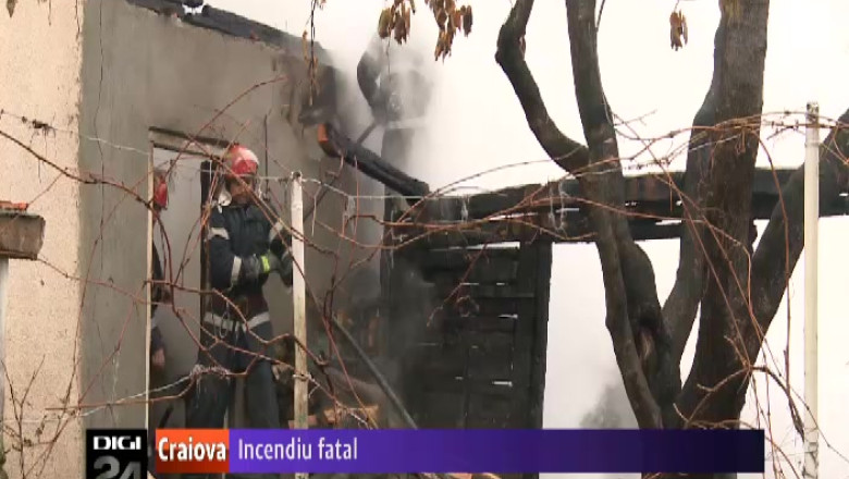 Incendiu in Runcu, judetul Gorj. Un barbat a murit dupa ce si-a vazut casa in flacari Imagine