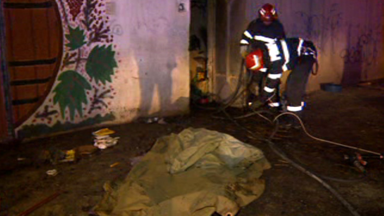 Incendiu la subsolul unui bloc din Piata Unirii. Un om a murit din cauza unui resou improvizat Imagine