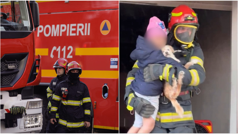 Incendiu puternic cu degajari mari de fum intr-un bloc din Ploiesti: 30 de persoane, inclusiv copii, au fost evacuate Imagine