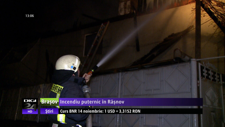 Incendiu puternic in Rasnov Imagine