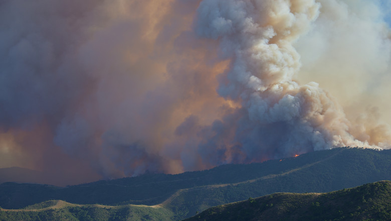 Incendiu puternic in sudul Spaniei. Focul avanseaza cu 30 de metri pe minut, 7.000 de oameni au fost evacuati Imagine