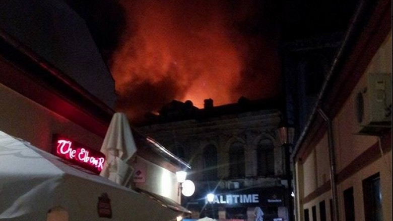 Incendiul din Centrul Vechi. Patronul unui club ar fi dat foc cladirii pentru a ascunde o crima. Politist: Suspectul a recunoscut Imagine