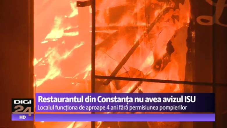 Incendiul din Constanta: Restaurantul functiona de patru ani fara avizul pompierilor Imagine