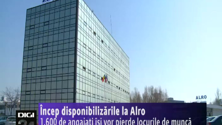 Incep disponibilizarile la Alro. 1.600 de angajati isi vor pierde locurile de munca Imagine