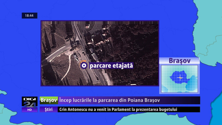 Incep lucrarile la parcarea din Poiana Brasov Imagine