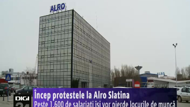 Incep protestele la Alro Slatina Imagine