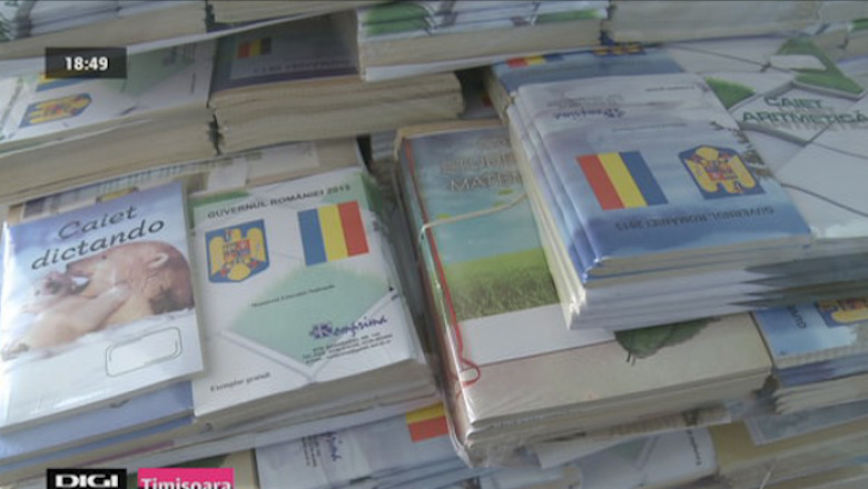 Incepe distribuirea manualelor si a rechizitelor scolare in Timis Imagine