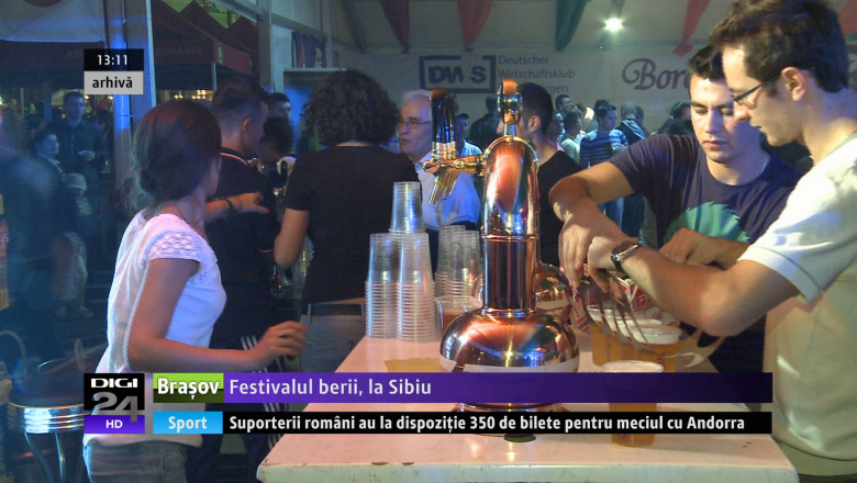 Incepe festivalul berii, la Sibiu Imagine