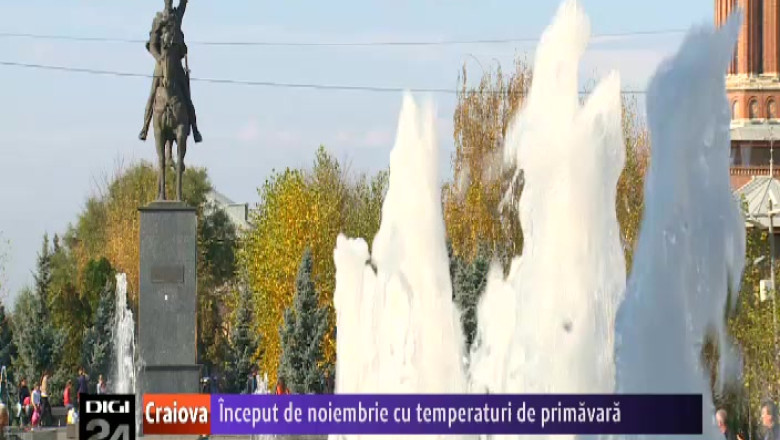 Inceput de noiembrie cu temperaturi de primavara in Oltenia   Imagine