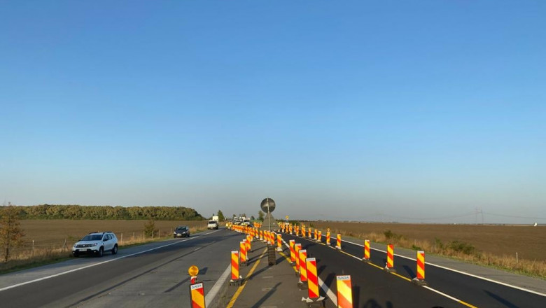 Inchidere temporara si restrictionarea circulatiei pe A2, in weekend, in zona nodului rutier A2 cu A0 Imagine