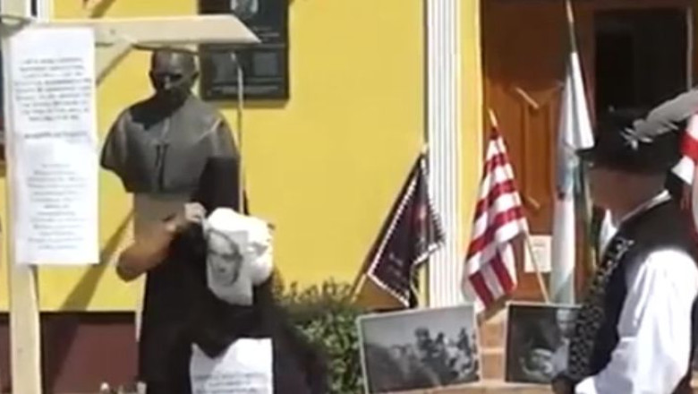 Incident antisemit in Ungaria. Un primar a spanzurat manechine reprezentand lideri israelieni Imagine