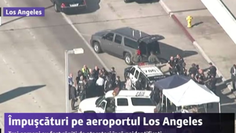 Incident armat pe aeroportul din Los Angeles: un mort si sapte raniti Imagine