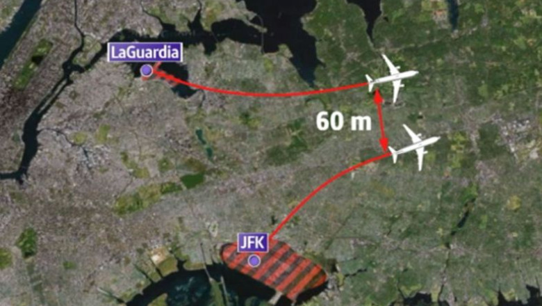 Incident aviatic evitat in SUA. Doua avioane de pasageri au trecut la 60 de metri unul de celalalt Imagine