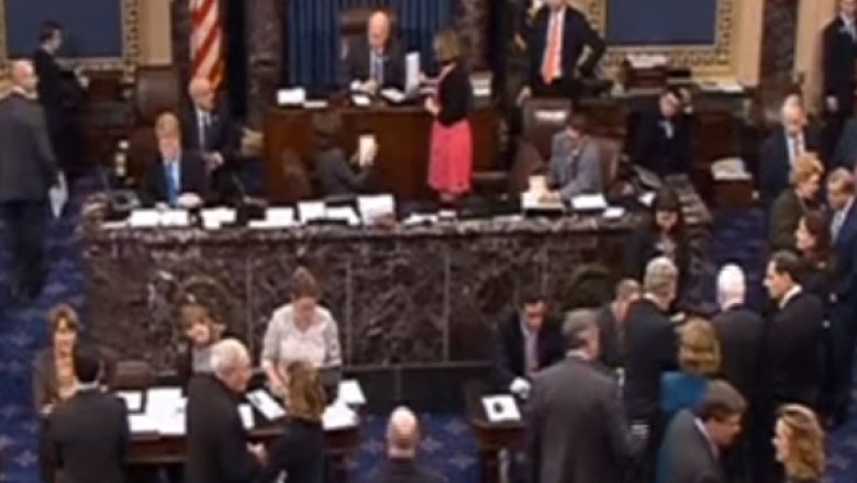 Incident in timpul votului care a salvat SUA de la intrarea in incapacitate de plata Imagine